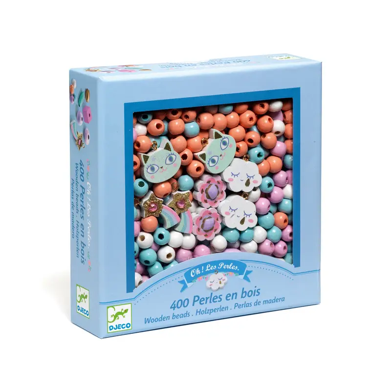 Wooden Beads Kit - Rainbow