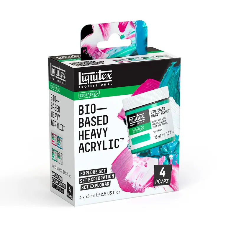Bio-Based Heavy Acrylic Kit - Explore, 4 Pieces