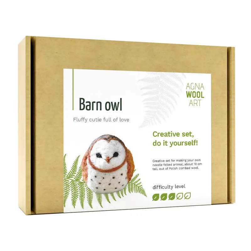 Needle Felting Kit - Barn Owl