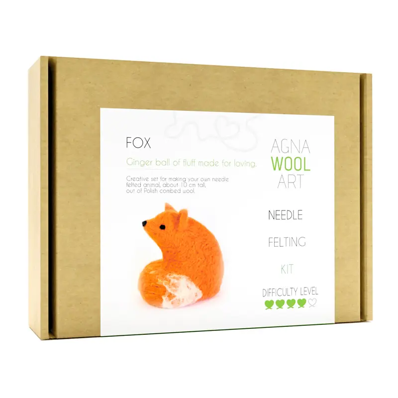 Needle Felting Kit - Fox