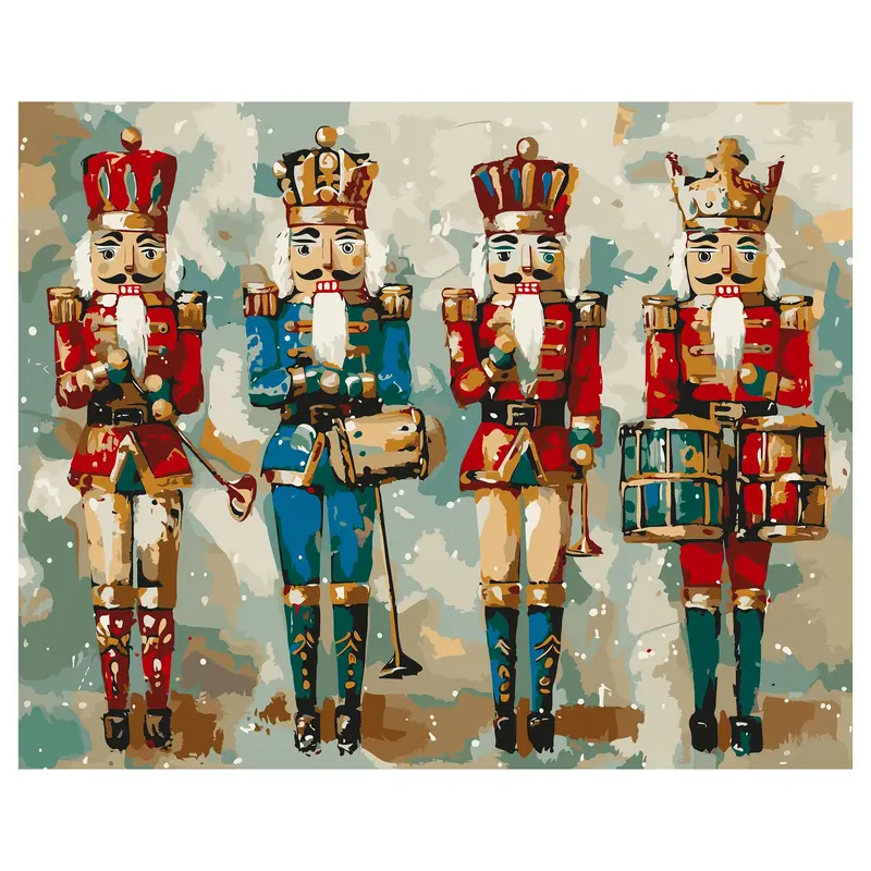 Paint by Numbers - "Festive Nutcracker Brigade"