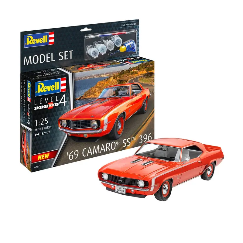Scale Model Kit - 1969 Camaro SS 396