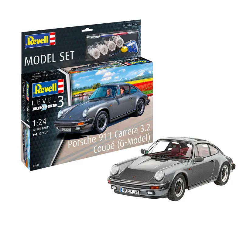 Scale Model Kit - Porsche 911 Carrera 3.2 Coup (G-Model)
