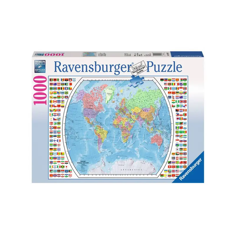 1,000-Piece Puzzle - "Political World Map"