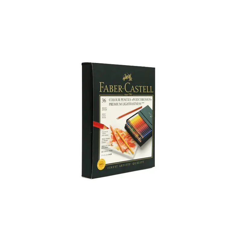 Box of 36 Polychromos coloured pencils