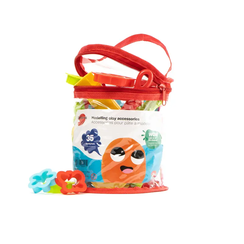 Set of 35 Clay Moulds and Tools