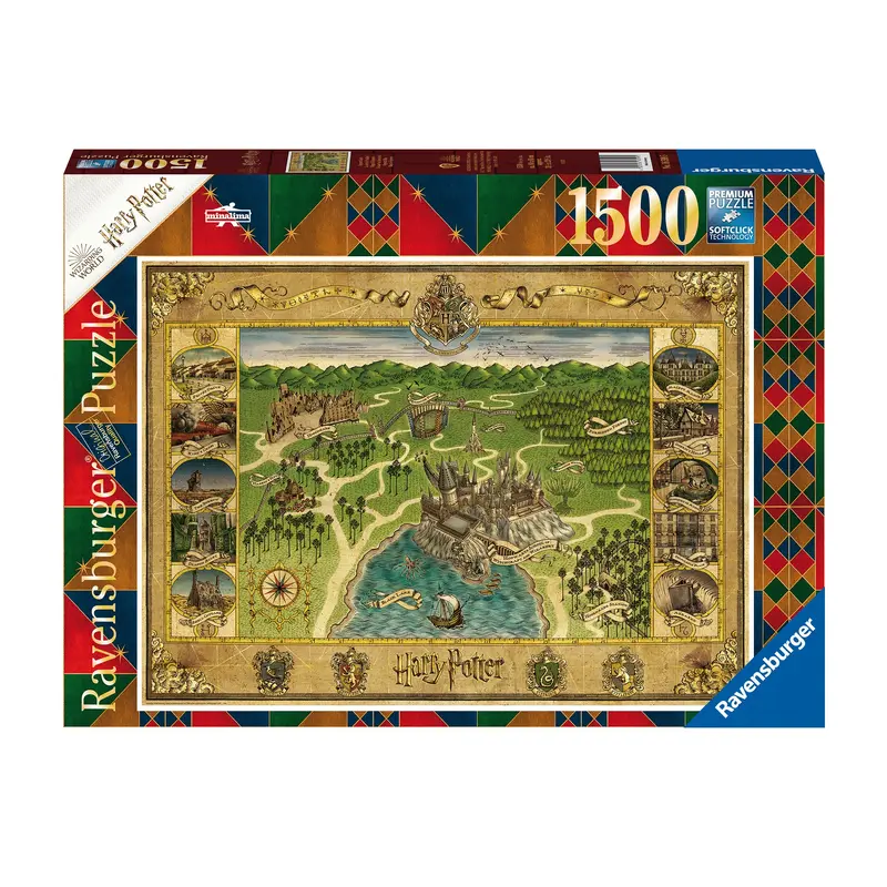 1,500-Piece Puzzle - "Hogwarts Map"