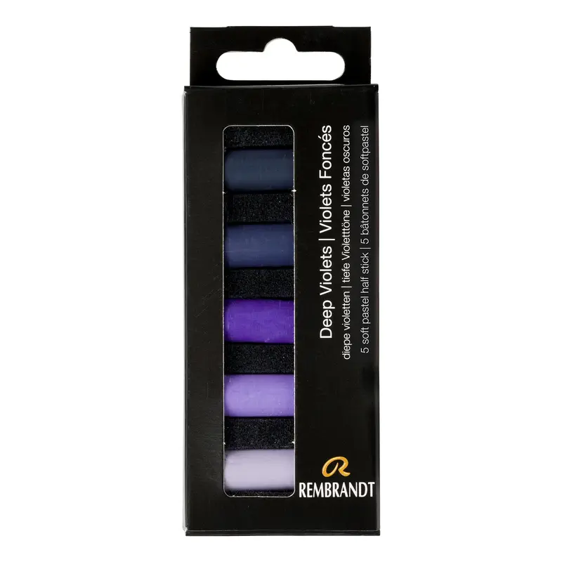 5-Pack Half Stick Soft Pastels - Deep Violet