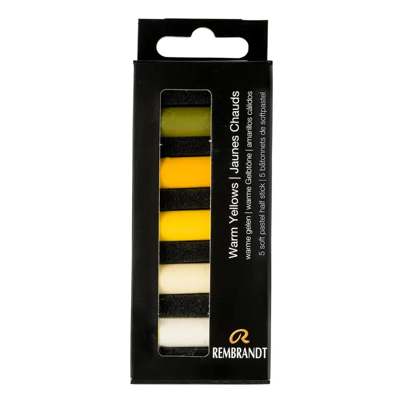5-Pack Half Stick Soft Pastels - Warm Yellow