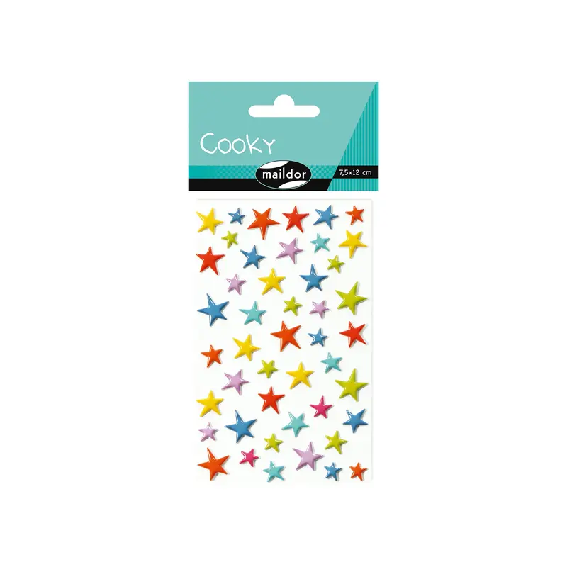 Cooky Stickers - Coloured Stars