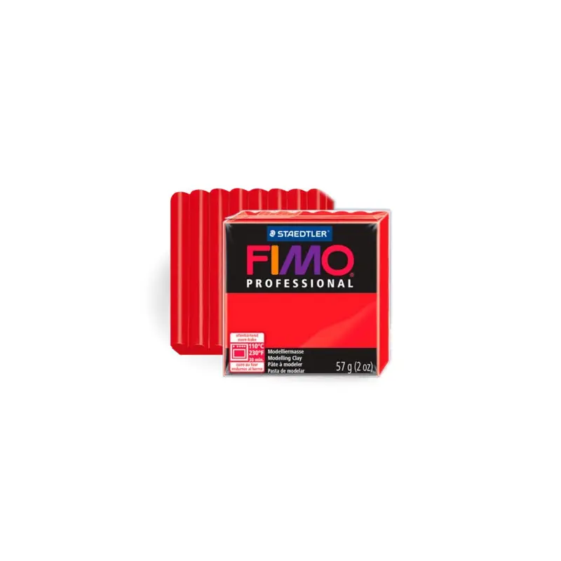 FIMO Professional Modelling Clay - Red