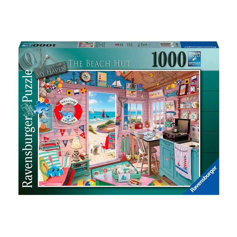 1,000-Piece Puzzle - "Beach Hut"