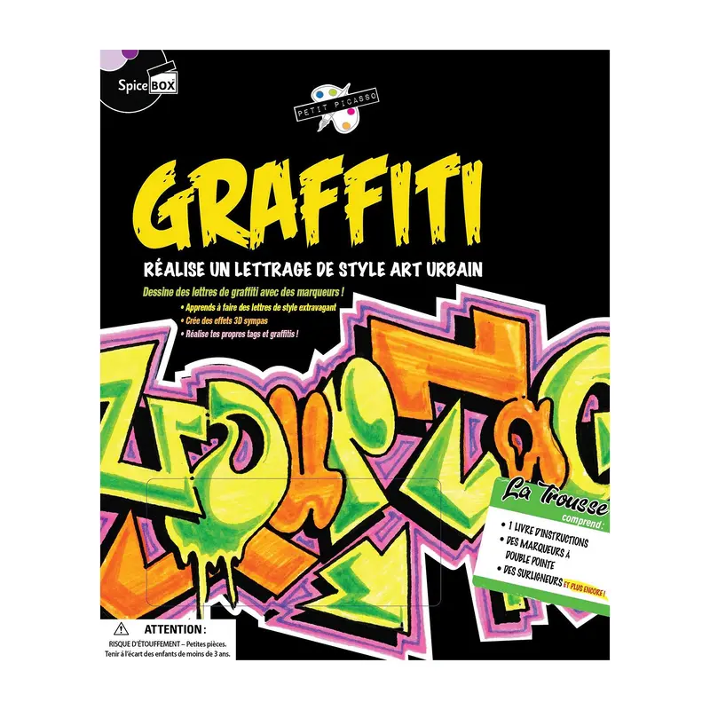 Graffiti : Ralise un lettrage de style art urbain - French Ed.