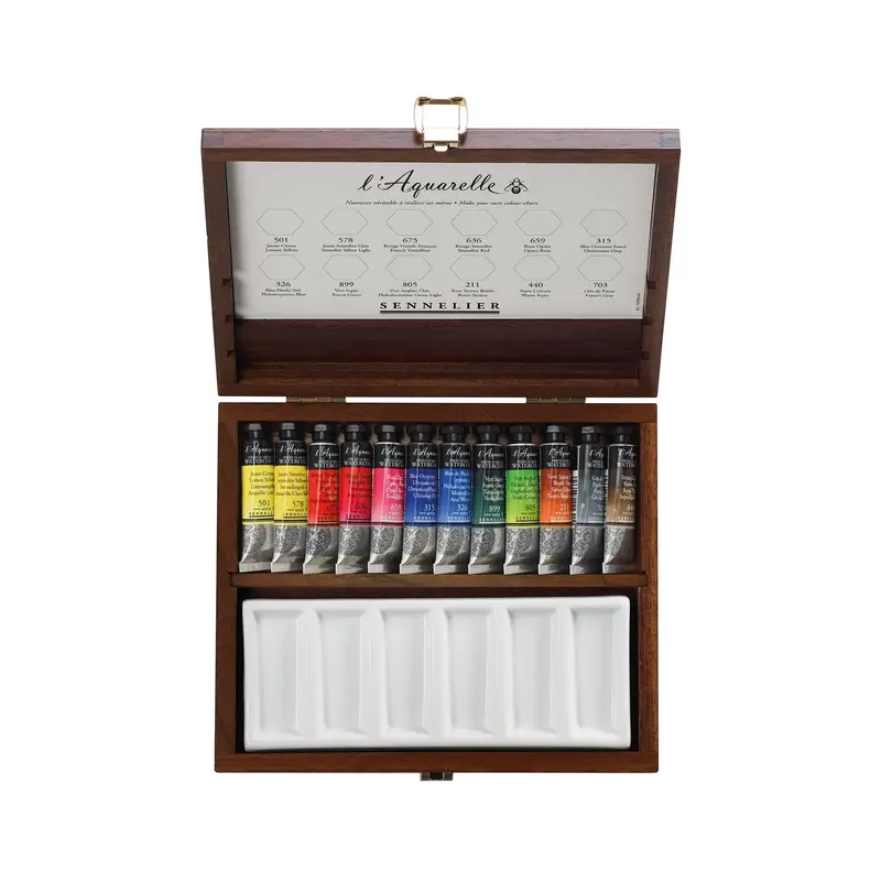 l'Aquarelle Watercolour Kit - 12 Pieces