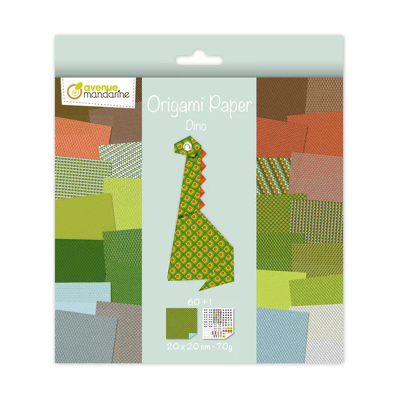 Origami Paper - Dino