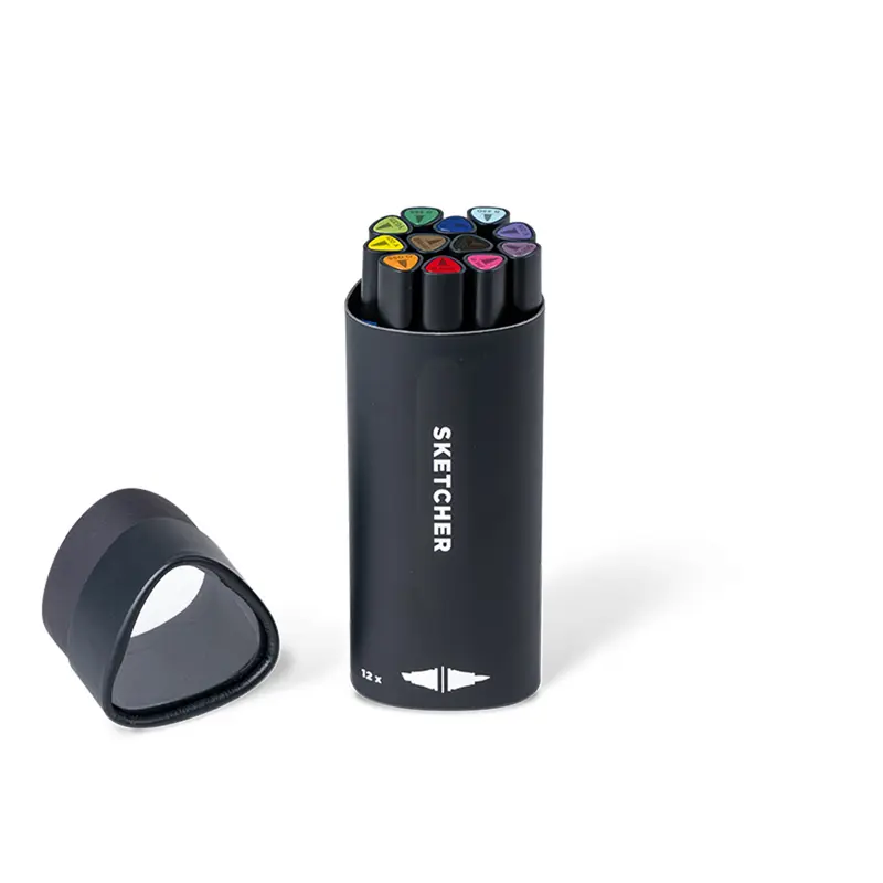 12-Pack Sketcher Dual-Tip Markers - rainbow