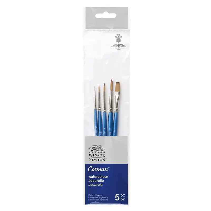 5-Piece Cotman Synthetic Paintbrush Set - 4