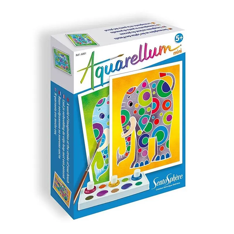 Aquarellum Mini Painting Kit - Elephants