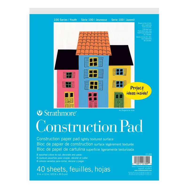 Construction Pad  40 sheets  9x12