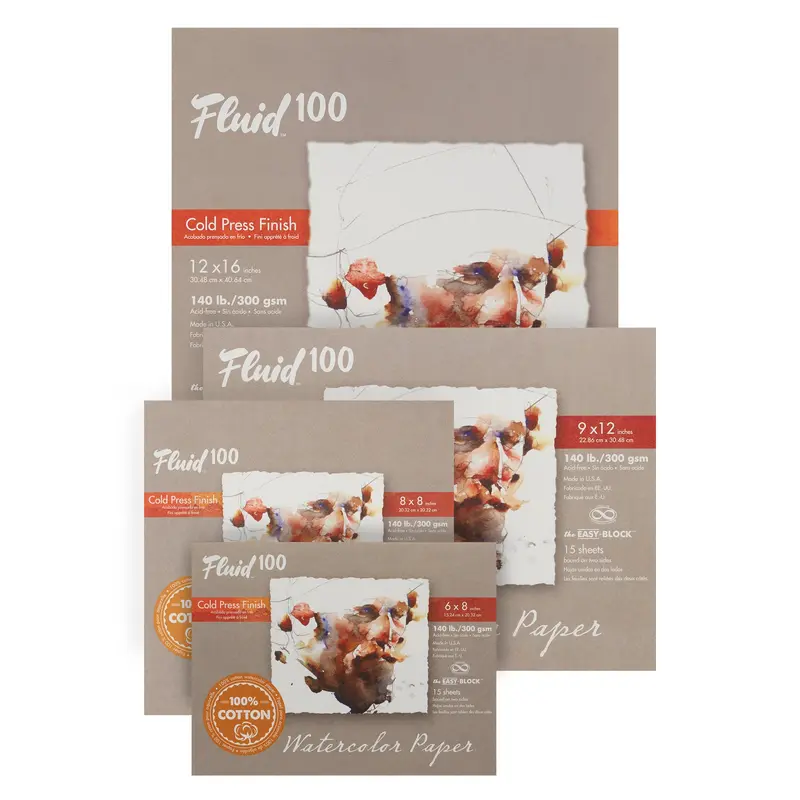 Fluid 100 Watercolour Block - Cold Press