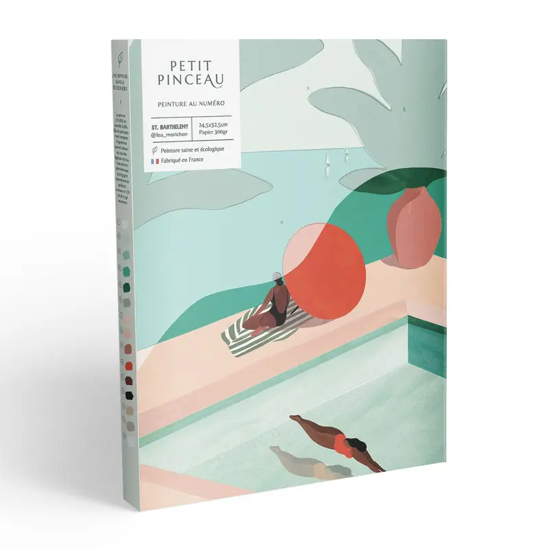 Petit Pinceau Paint by Numbers Kit - "Saint Barthelemy"