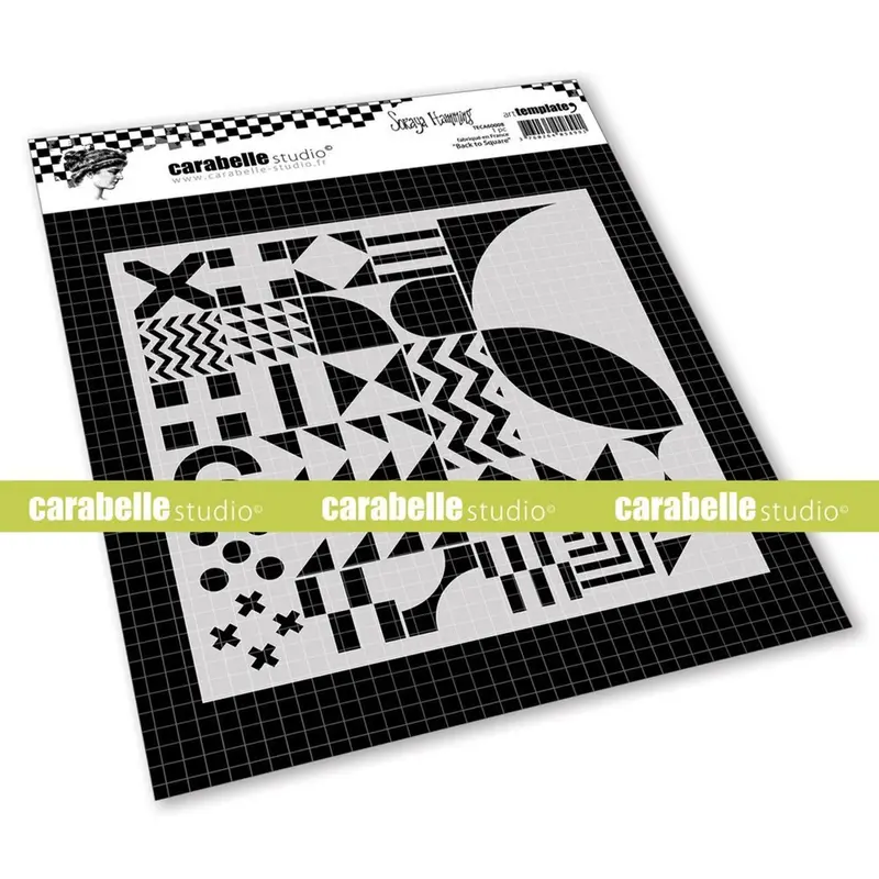 A6 Stencil - Back to Square