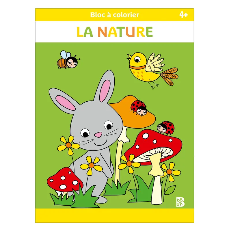 Bloc  colorier : La nature - French Ed.