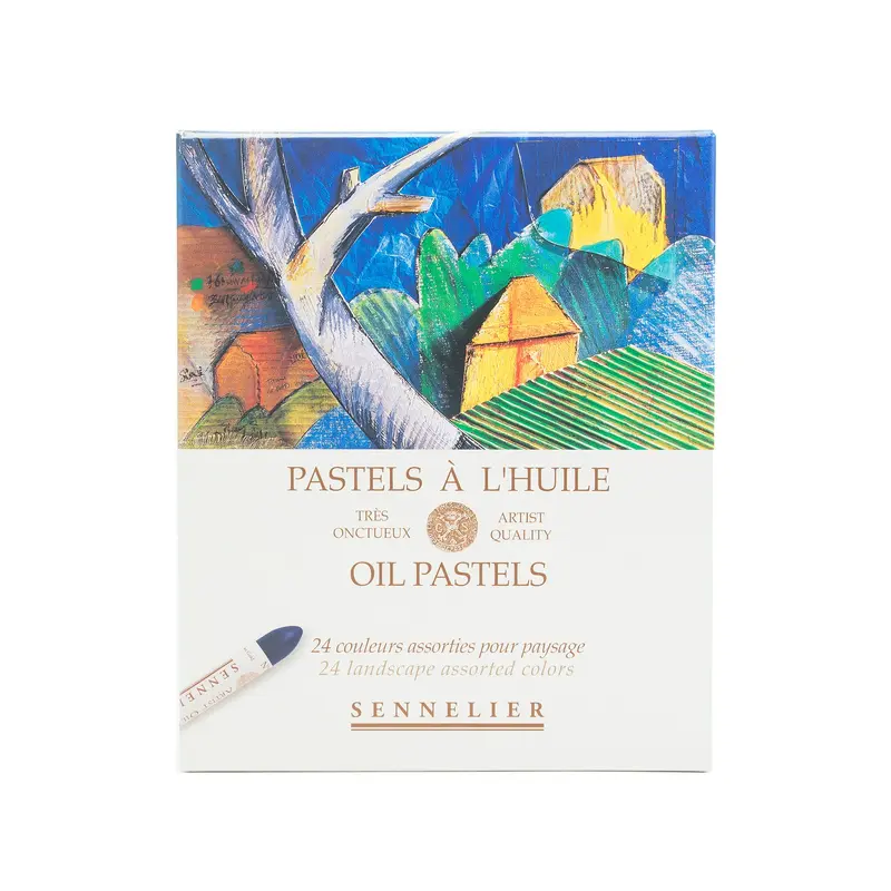24-Piece Oil Pastel Set - Landscape