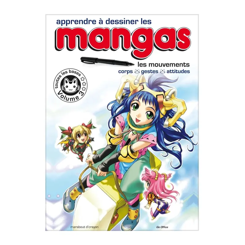 Apprendre  dessiner les mangas : Les mouvements, Volume 3 - French Ed.