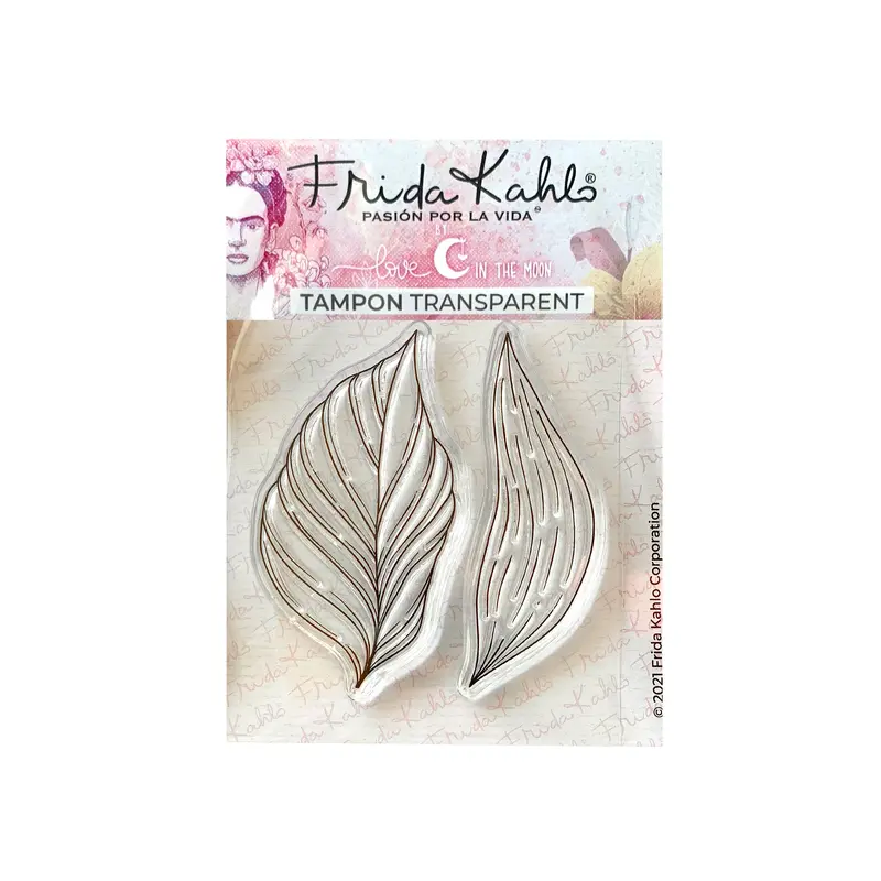 Clear Stamp - Feuilles tropicales 1 (Frida Kahlo), French Ed.