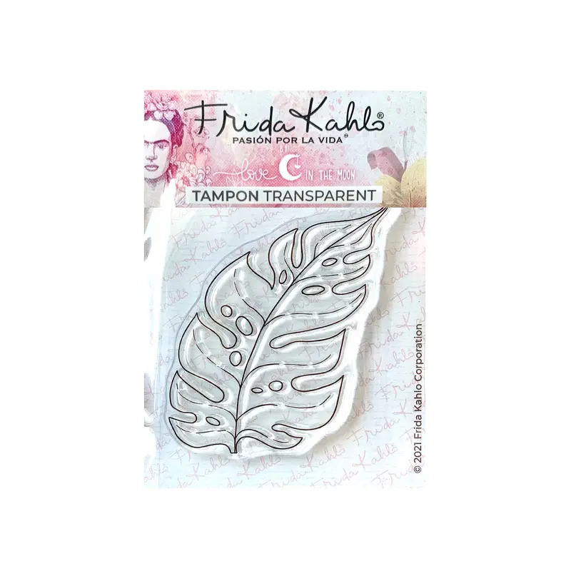 Clear Stamp - Feuilles tropicales 3 (Frida Kahlo), French Ed.