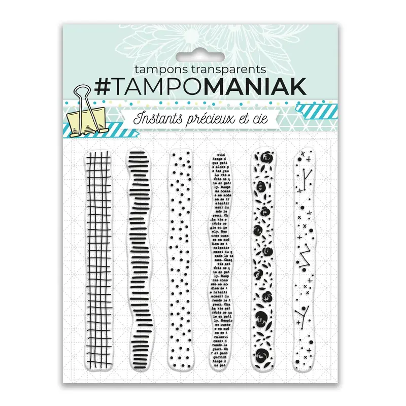 Transparent Stamps - Masking tape dco, French Ed.