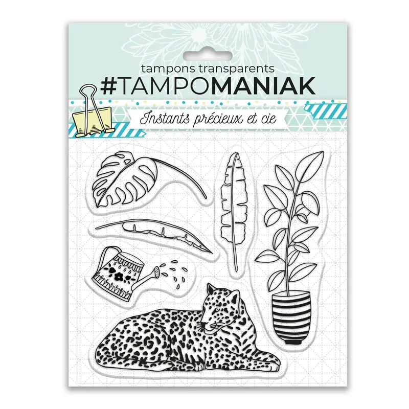 Transparent Stamps - Princesse de la jungle, French Ed.