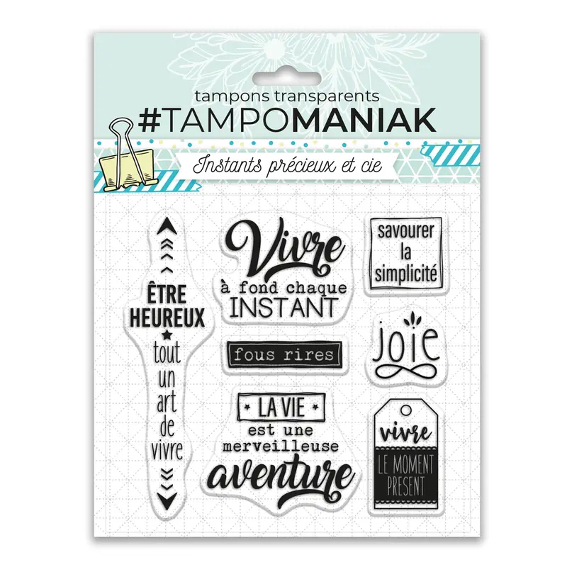 Transparent Stamps - Vivre linstant, French Ed.