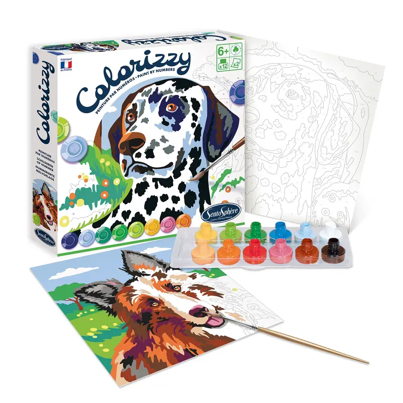 Colorizzy Paint by Numbers - Dogs