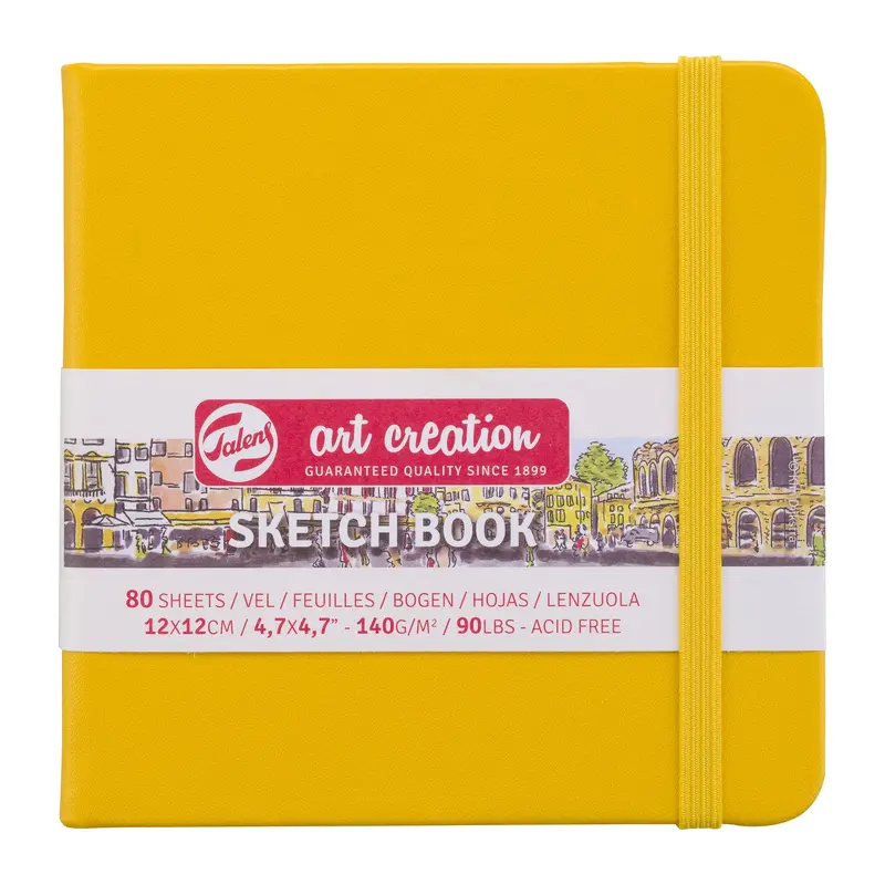 Art Creation Sketchbook - Golden Yellow