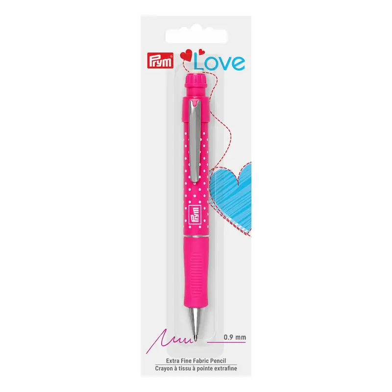 Extra Fine Fabric Pencil - Pink, 0.9 mm