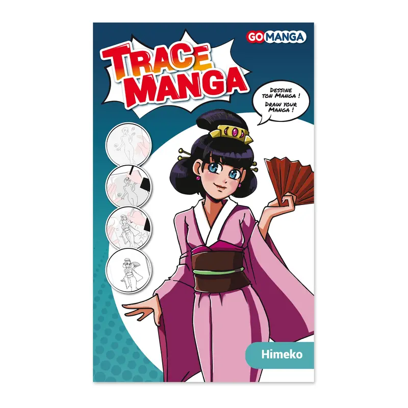 Trace Manga Stencil - Himeko