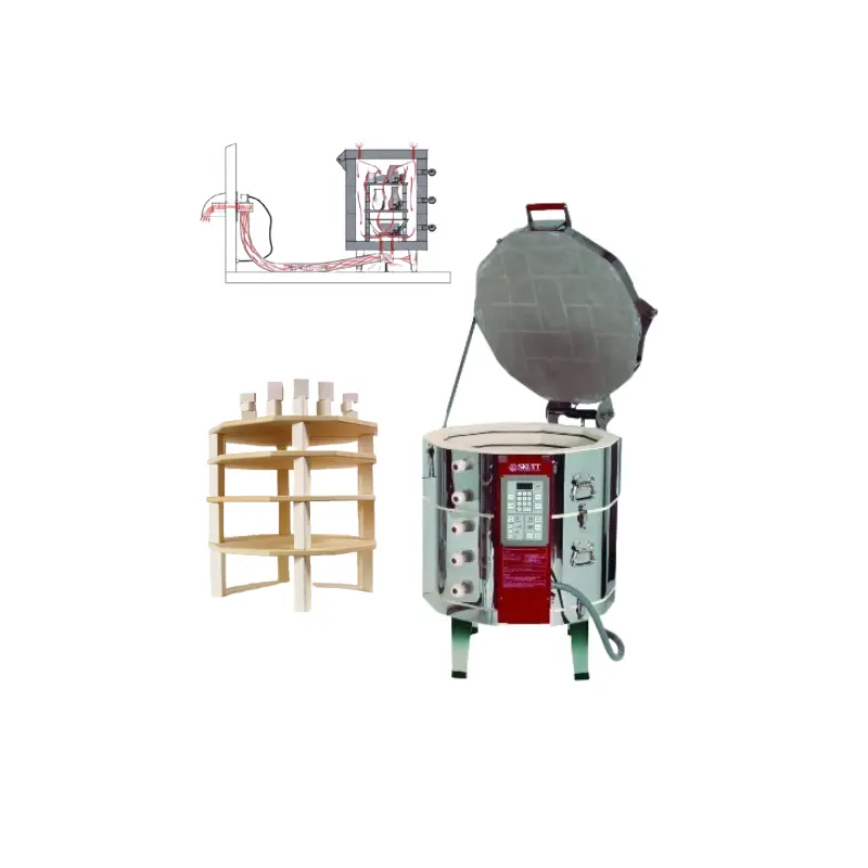 Skutt KM1022-3 Kiln Package with Furniture Kit & Vent