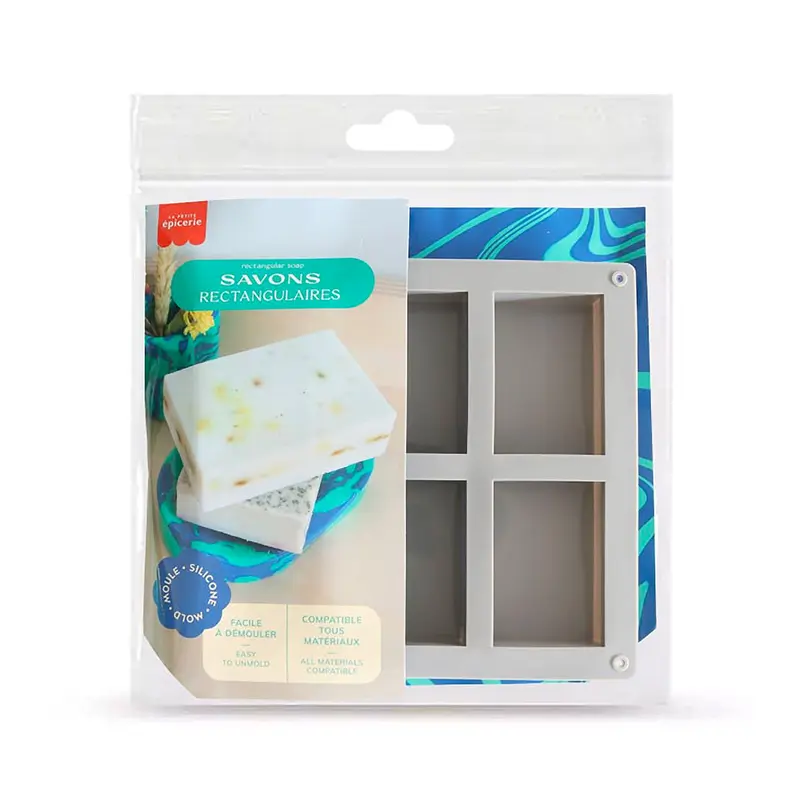 6-Piece Silicone Mould Set - Rectangles