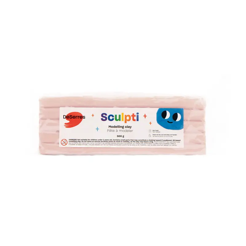 Sculpti Kids' Modelling Clay - Pastel Colours, 500 g