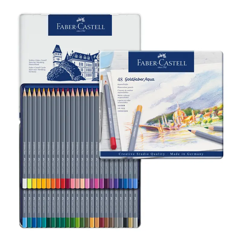 48-Pack Goldfaber Aqua Watercolour Pencils