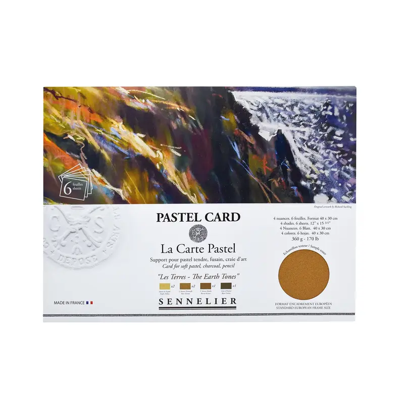 6-Pack Pastel Cards - Earth Tones