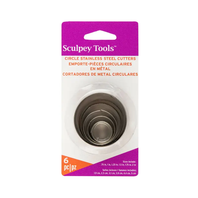 6-Piece Metal Cutter Set - Circle