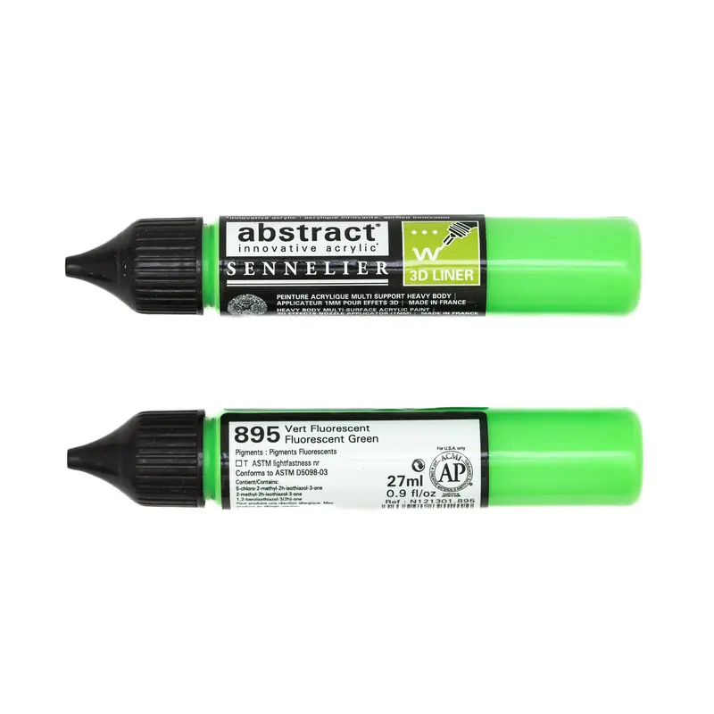 Abstract Liner Acrylic Marker - Mars Black