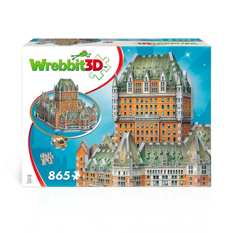 865-Piece 3D Puzzle - "Chteau Frontenac"