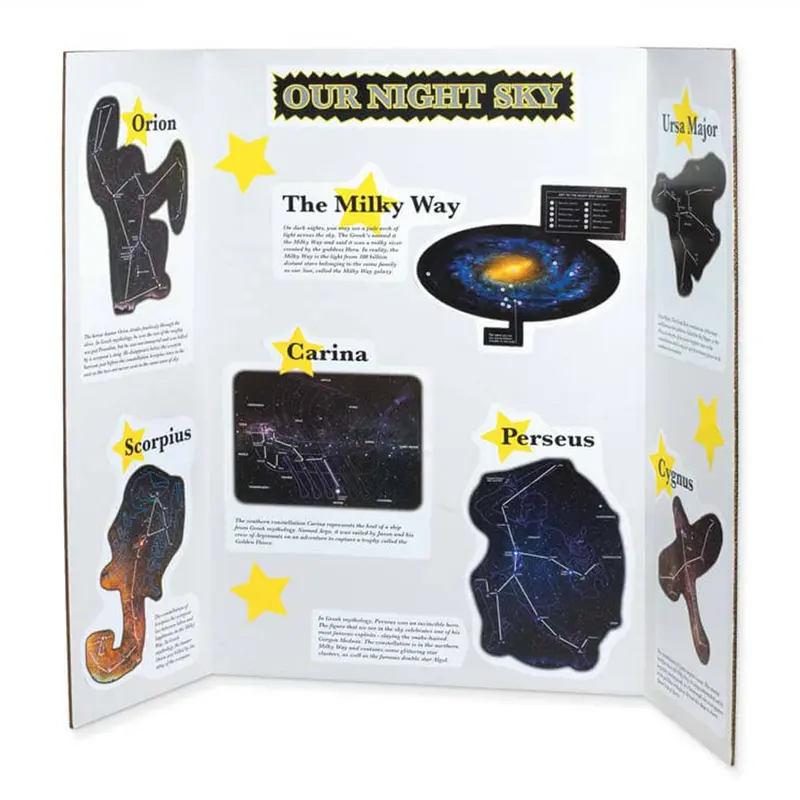 Display Board - White & Kraft