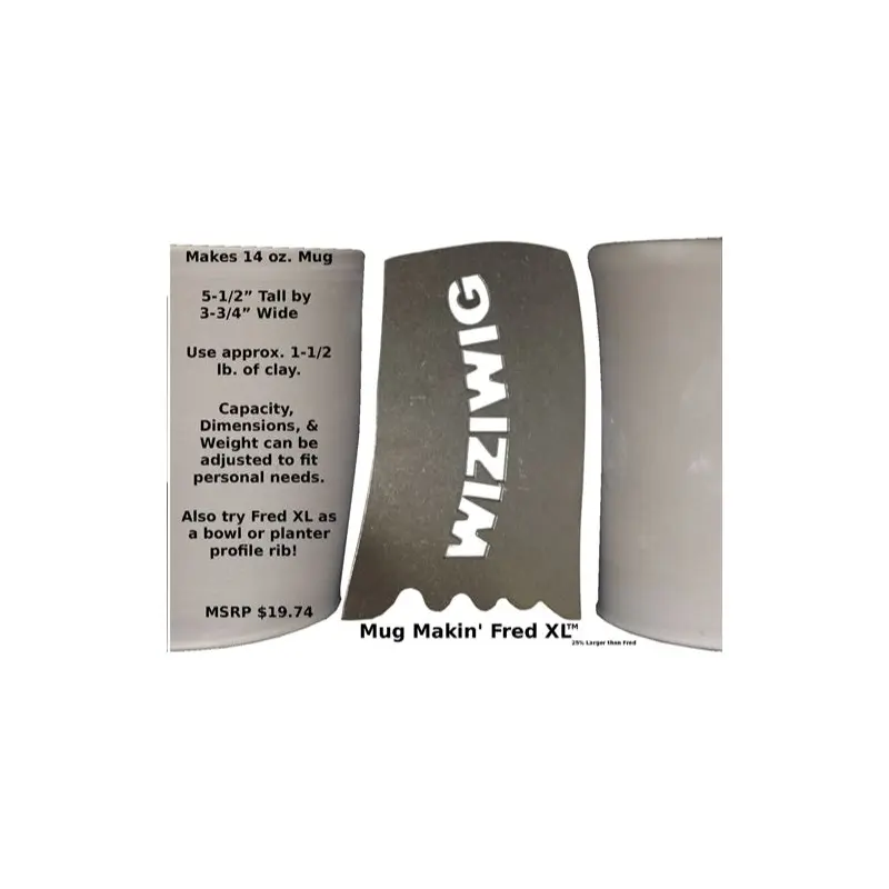 Wiziwig Profile Rib Mug Makin' Fred XL