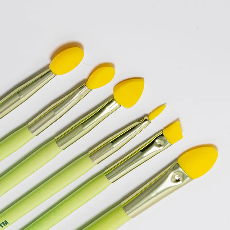 Wiziwig Set Touchup Silicone Clay Tool (Yellow 6 Pcs)