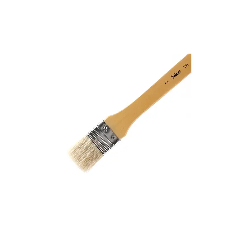 Long-handled flat paintbrush